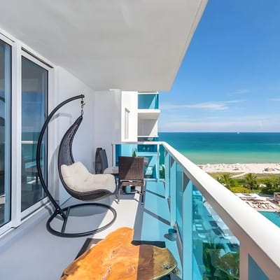 1 Homes 1108 Luxury 1 Resort Suite with Ocean/Pool Balcony 5*