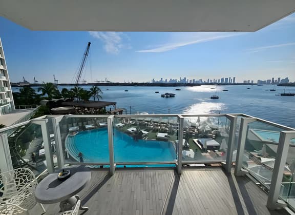 1100 West 412 Designer Studio Bay View Balcony Entire Condo in Miami Beach, Florida